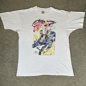 Vintage 1992 Ghost Rider Vs Wolverine Comic Images Marvel T-Shirt Size Large Tee